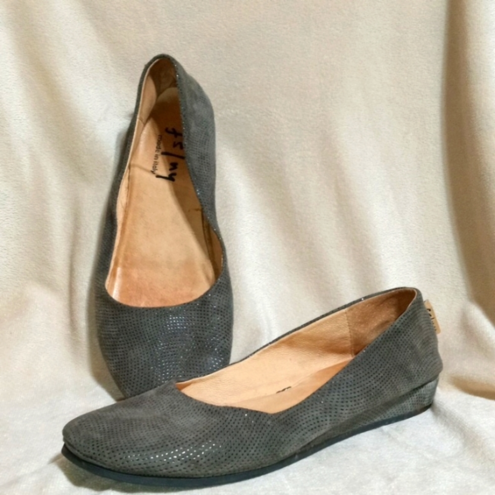 FSny Sz 8.5 Grey Flats